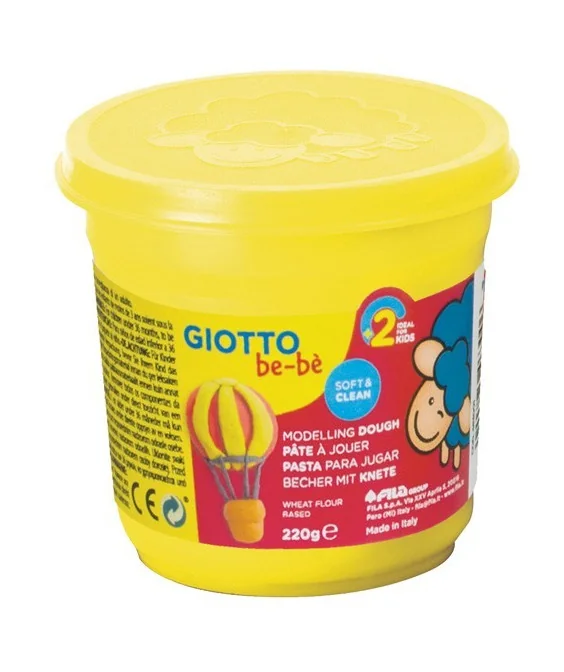 Boião Pasta de Modelar Giotto BeBé 220 gr 463006 Amarelo Boião Pasta de Modelar Giotto BeBé 220 gr 463006 Amarelo