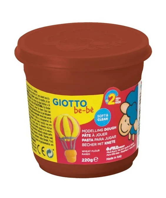 Boião Pasta de Modelar Giotto BeBé 220 gr 463007 Castanho Boião Pasta de Modelar Giotto BeBé 220 gr 463007 Castanho