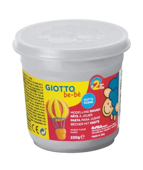 Boião Pasta de Modelar Giotto BeBé 220 gr 463008 Branco Boião Pasta de Modelar Giotto BeBé 220 gr 463008 Branco
