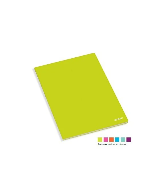 Caderno Agrafado Ambar School 60Fls. A4 Quadriculado Cores Sortidas Caderno Agrafado Ambar School 60Fls. A4 Quadriculado Cores Sortidas