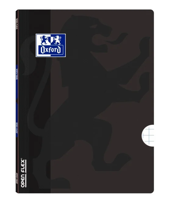 Caderno Agrafado Oxford OpenFlex 48Fls. A4 Capa Preta Quadriculado Caderno Agrafado Oxford OpenFlex 48Fls. A4 Capa Preta Quadriculado
