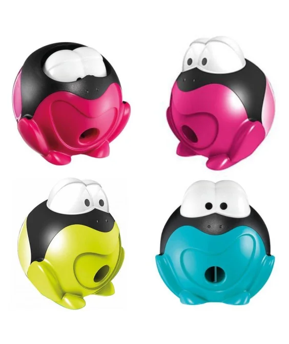 Apara-Lápis com Depósito 1 Furo Maped Croc Croc Signal 017711 Apara-Lápis com Depósito 1 Furo Maped Croc Croc Signal 017711