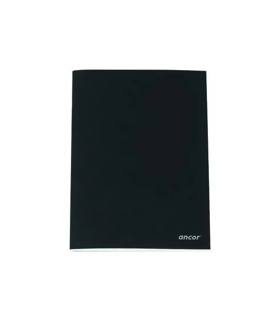 Caderno Capa Preta A5 Pautado Ancor 80fls/60grs Caderno Capa Preta A5 Pautado Ancor 80fls/60grs