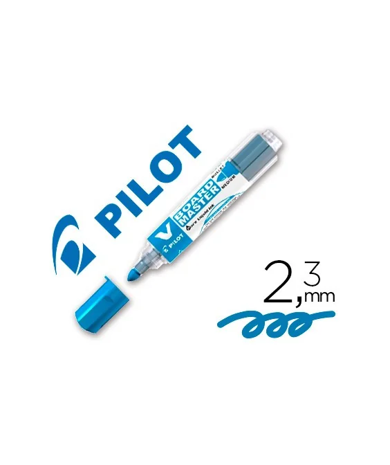 Marcador Pilot V-Board Master Para Quadro Branco Traço 2,3mm Tinta Líquida Azul Marcador Pilot V-Board Master Para Quadro Branco Traço 2,3mm Tinta Líquida Azul