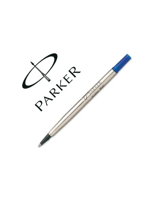 Recarga Roller Ball Parker 0,5mm Fina Azul Recarga Roller Ball Parker 0,5mm Fina Azul