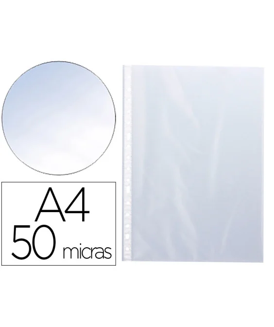 Pack 100 Bolsas Catálogo (Micas) A4 Q-Connect 50 Microns Cristal Pack 100 Bolsas Catálogo (Micas) A4 Q-Connect 50 Microns Cristal