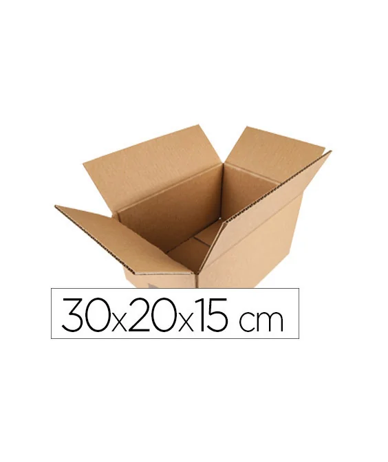 Caixa Cartão Embalagem Americana Q-Connect 300x200x150mm Espessura 5mm Caixa Cartão Embalagem Americana Q-Connect 300x200x150mm Espessura 5mm