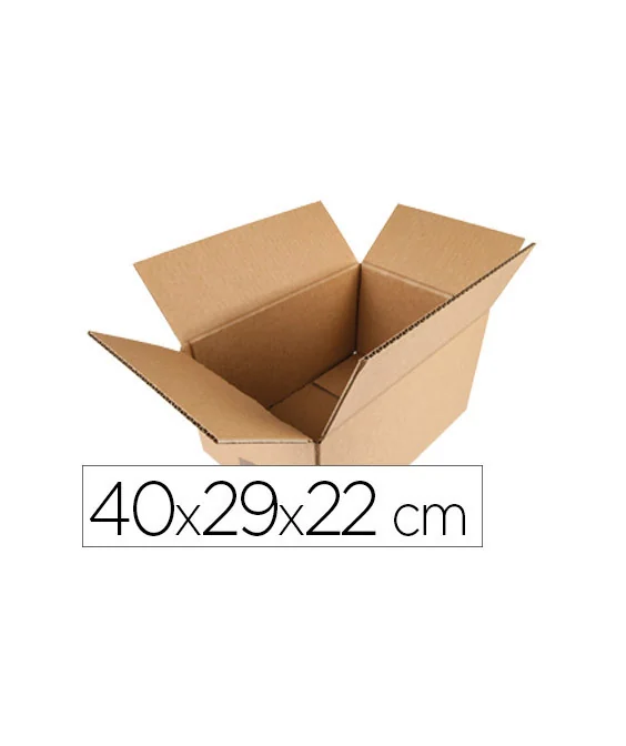 Caixa Cartão Embalagem Americana Q-Connect 400x290x220mm Espessura 5mm Caixa Cartão Embalagem Americana Q-Connect 400x290x220mm Espessura 5mm