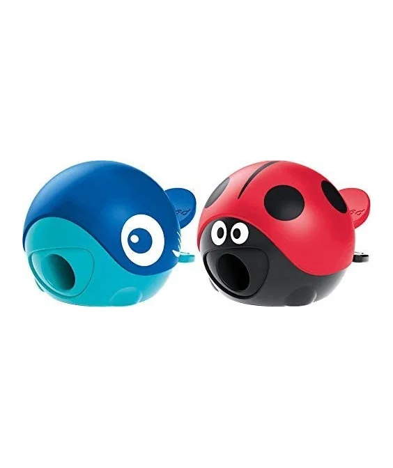 Apara-Lápis com Depósito Maped Croc Croc Baleia - Joaninha Apara-Lápis com Depósito Maped Croc Croc Baleia - Joaninha