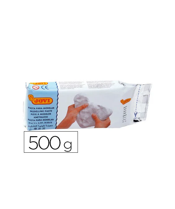 Pasta Modelar JOVI 500g Branca Pasta Modelar JOVI 500g Branca