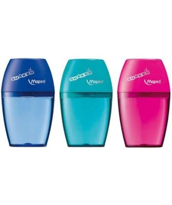 Apara-Lápis com Depósito Maped Shaker 534753 Apara-Lápis com Depósito Maped Shaker 534753