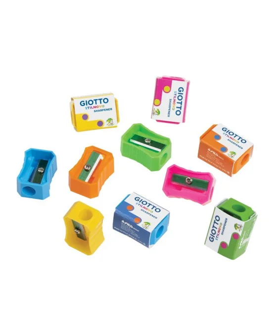Apara-Lápis de Plástico Giotto 232900 Fluo Apara-Lápis de Plástico Giotto 232900 Fluo