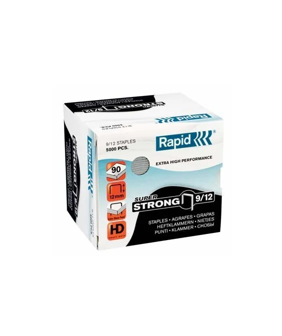 Caixa c/5000 Agrafes Rapid Super Strong 9/12 Caixa c/5000 Agrafes Rapid Super Strong 9/12