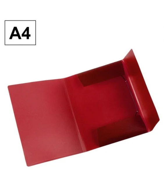 Capa Plástica c/ Elásticos A4 Plus Office Vermelho Capa Plástica c/ Elásticos A4 Plus Office Vermelho